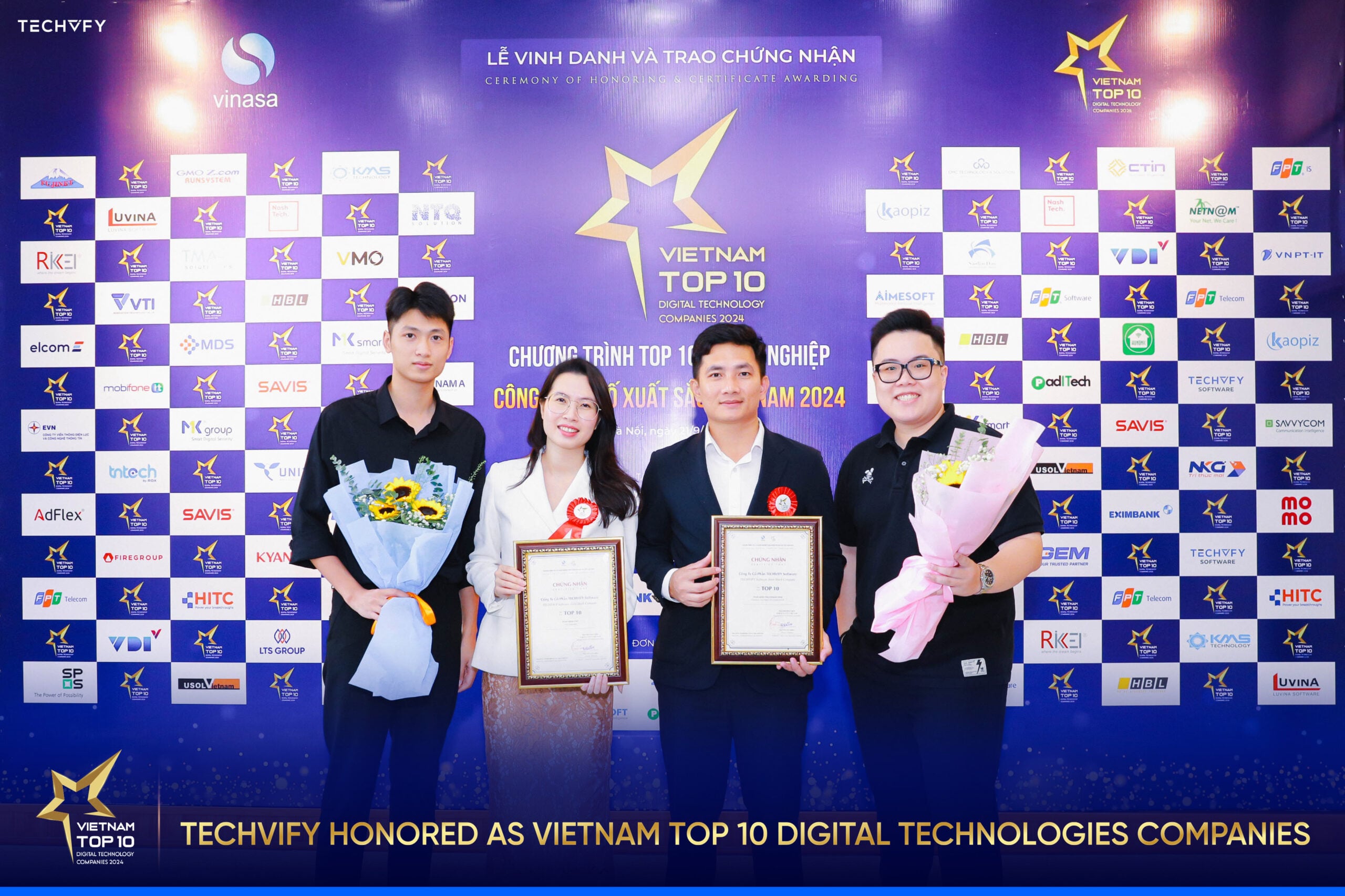 TECHVIFY Software Celebrates Double Recognition in 2024