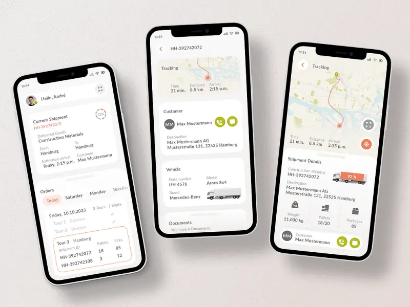 logistics app development