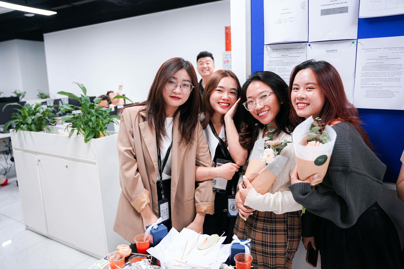 Group photo at TECHVIFY Women's Day