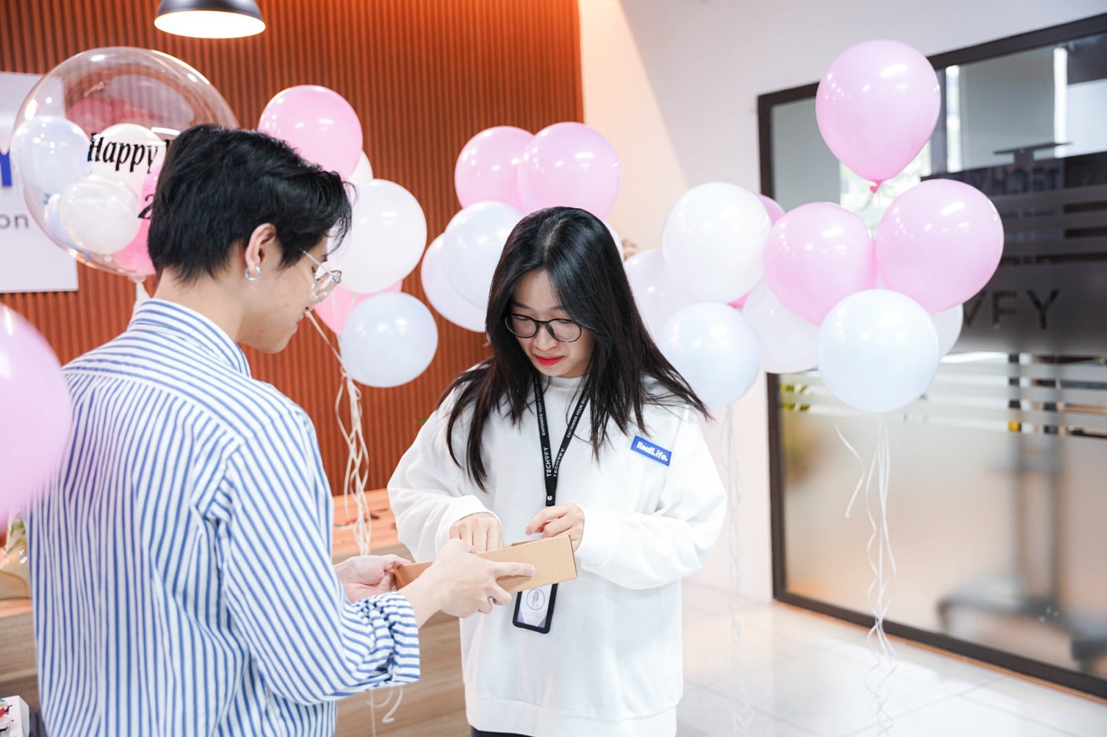 Smiling TECHVIFY employees