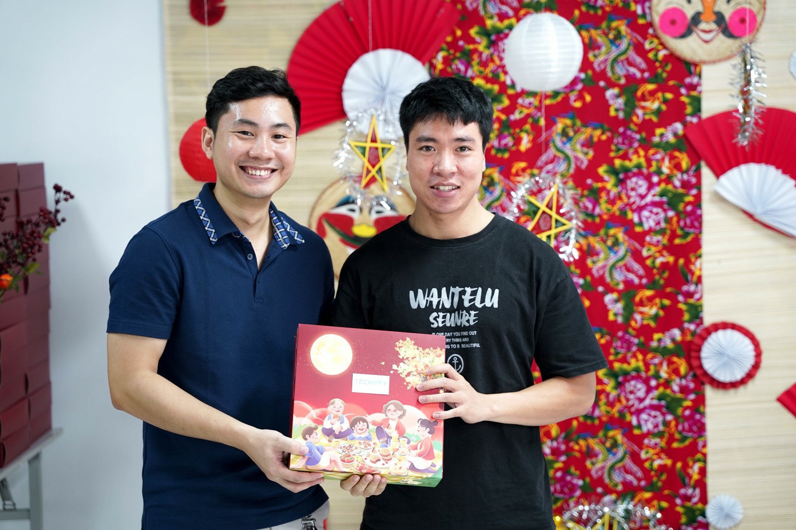 TECHVIFY employees enjoying festival