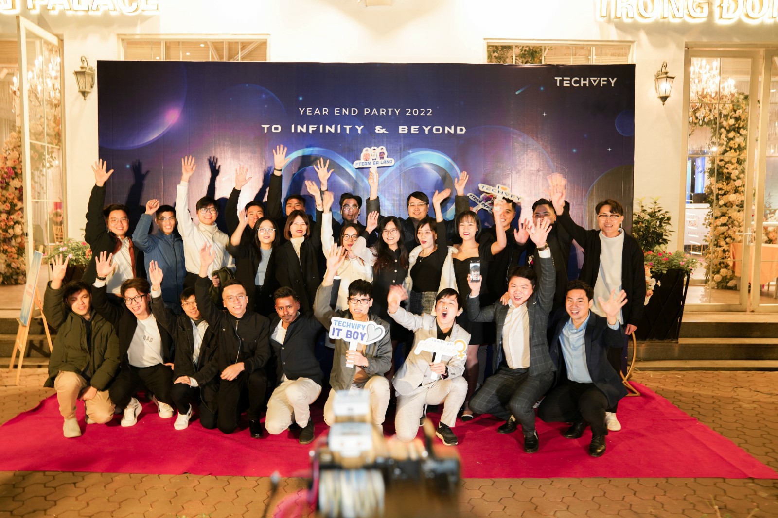 TECHVIFY team at the event