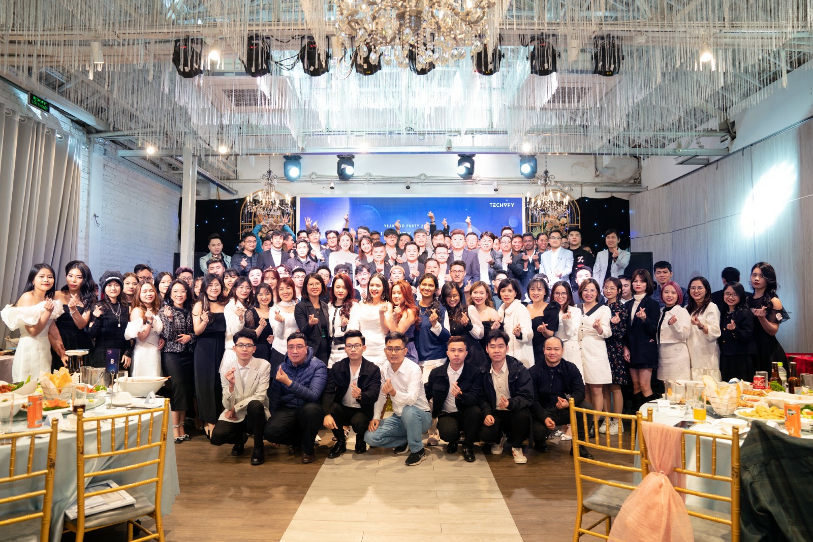 Final group photo of TECHVIFY Year End Party